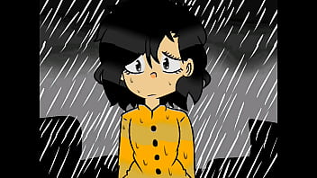 Embarrassed naked female animation parody