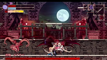 Doujin game bloodroot boss fight