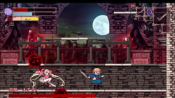 Doujin game bloodroot boss fight