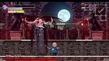 Doujin game bloodroot boss fight