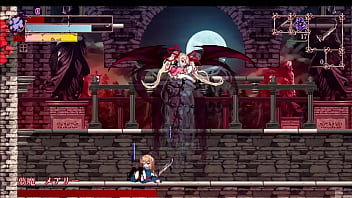 Doujin game bloodroot boss fight