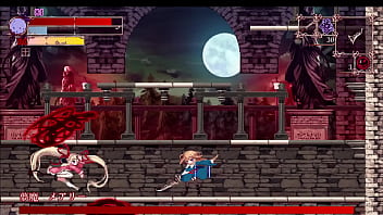 Doujin game bloodroot boss fight