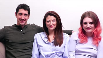 French couple with a dirty guest