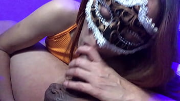 Went to the gym got back and confortable and then got placed on knees to suck