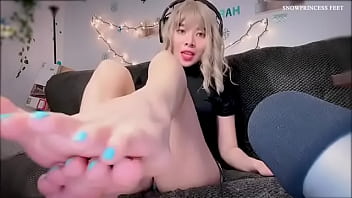 Pés lindos da garota mais linda