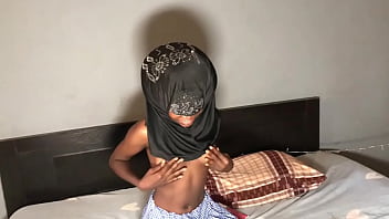 Hajiya khadijat you think say we dey play for here abi petite hajiya taking dick in effortlessly