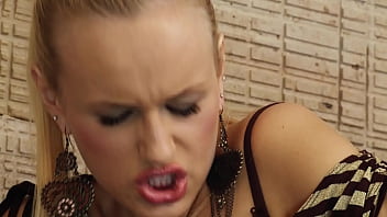 Hot bathroom sex with lover ends with cum on her feet