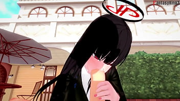 Sunako nakahara office girl nomikai blowjob 1 full & pov on sheer & fantasyking3