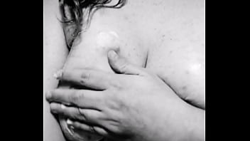 Beautiful sexy girl cream play