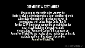 Jenna foxx poses & gets practically naked just for all of us