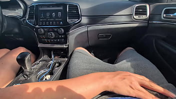 Rubbing His Cock In His Shorts In Public thumbnail