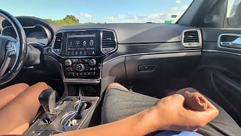 Rubbing His Cock In His Shorts In Public thumbnail