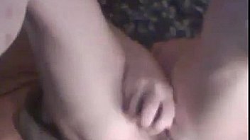 Dirty cam girl with a toy