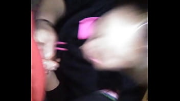 Blueeyedbubblebutt deepthroats her hubby huge cock