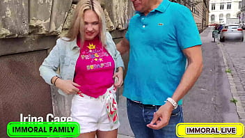 Dan's new fucktoy irina begging brad and matt to pound her harder