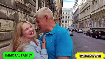 Dan's new fucktoy irina begging brad and matt to pound her harder