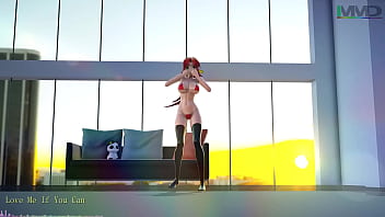 【mmd】 東方 紅美鈴 水着ダンス