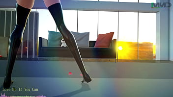 【mmd】 東方 紅美鈴 水着ダンス