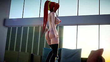 【mmd】 東方 紅美鈴 水着ダンス