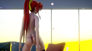 【mmd】 東方 紅美鈴 水着ダンス 【mmd】 東方 紅美鈴 水着ダンス