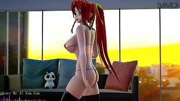 【mmd】 東方 紅美鈴 水着ダンス