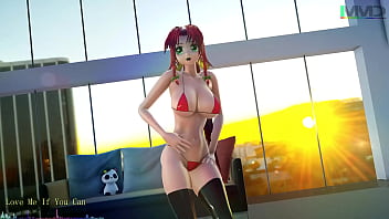 【mmd】 東方 紅美鈴 水着ダンス 【mmd】 東方 紅美鈴 水着ダンス