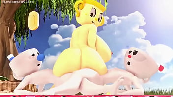Cuphead threesome