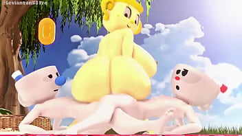 Cuphead threesome