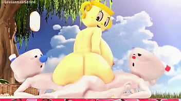 Cuphead threesome