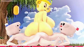 Cuphead threesome