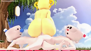 Cuphead threesome