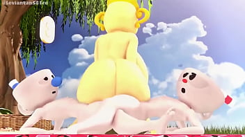 Cuphead threesome