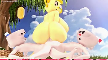 Cuphead threesome