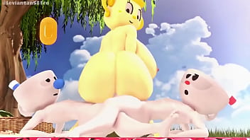 Cuphead threesome