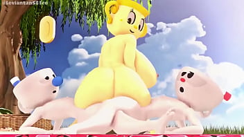 Cuphead threesome