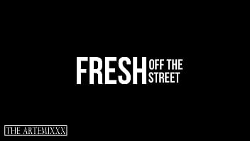 Big booty white girls gets fucked in ass by guy she met on the street