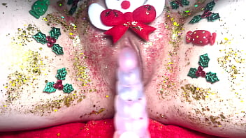 I fucked my step sister with a dildo and my dick after she came from christmas party