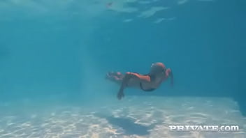 Julia parker debuts with poolside fuck