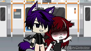 Gacha sex chica gato follada en transporte publico