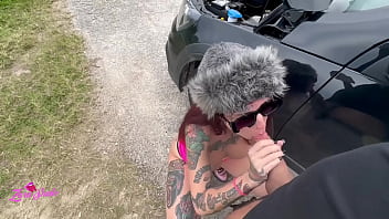 Meu carro quebrou dei a buceta para o mecanico