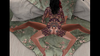 Whore slams her cook in some slut in public