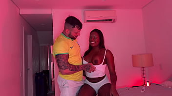 Curvy ebony enjoys a hard pussy fuck bartira luz