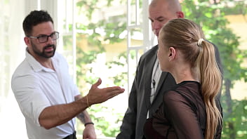 Feisty femme fatale alexa flexy jumps into an intense threesome during a deal gp3333