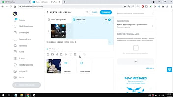 Curso #2 subiendo videos y fotos bloqueados con precio pagar para desbloquear contenido