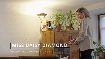 Business women masturbates on client date