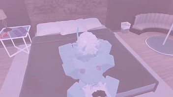 Two blue demons fucking