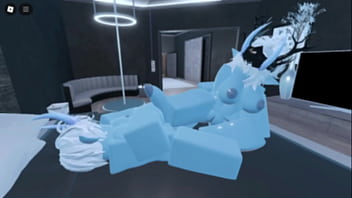 Two blue demons fucking Two blue demons fucking