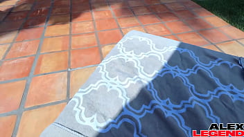 Raw session with a creamy creampie with slim mature shay sights