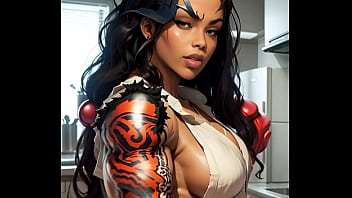 Don't you love the curves of thick girlz quickie