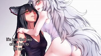 Hot breeding with a clan of wolfgirls